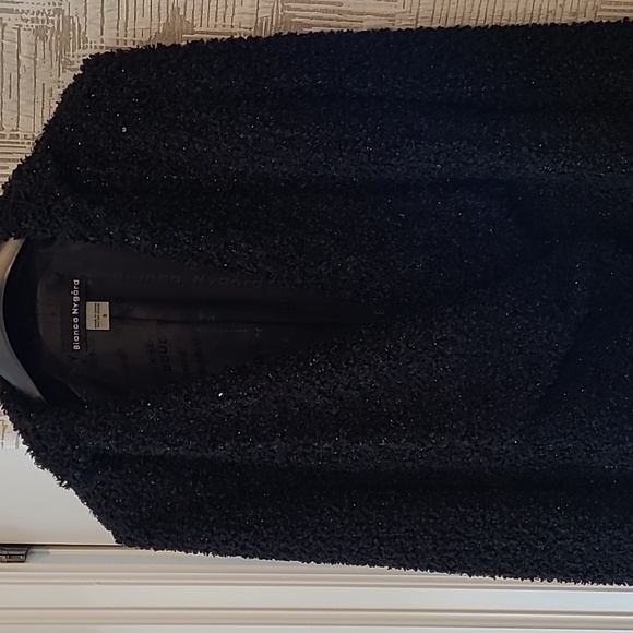 Women's jacket size 8 Bianca Nygard black with sequin and sparkle details - Picture 6 of 14
